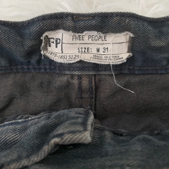 Free People Button Fly Shorts - Picture 3 of 4